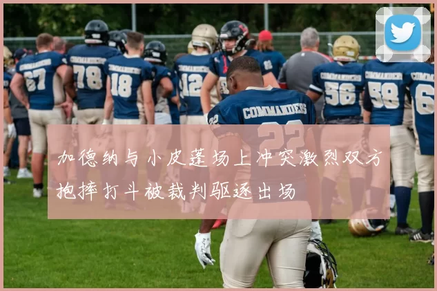 加德纳与小皮蓬场上冲突激烈双方抱摔打斗被裁判驱逐出场